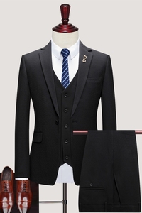 英伦西服套装男士礼服新郎结婚正装绅士商务正装韩版潮流西服805图片