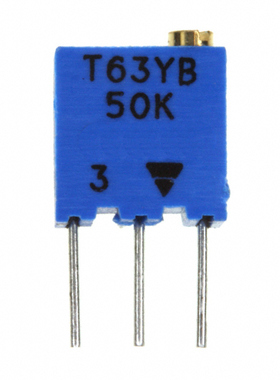 T63YB503KT20【TRIMMER 50K OHM 0.25W PC PIN TOP】