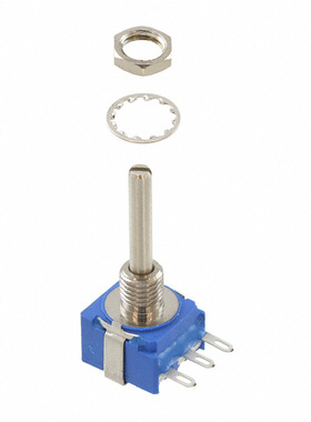 53CAA-E28-D13L【POT 5K OHM 1/4W PLASTIC LOG】