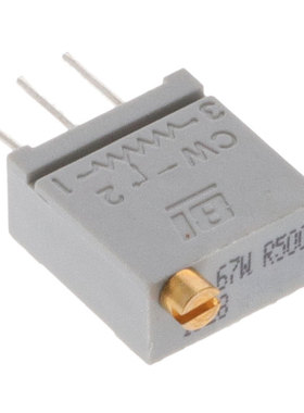 67WR500LF【TRIMMER 500 OHM 0.5W PC PIN TOP】