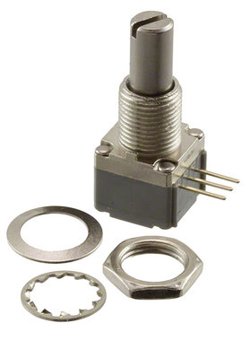 P260P-D1BS3CA100K【POT 100K OHM 1/4W PLASTIC LOG】