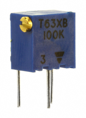 T63XB104KT20【TRIMMER 100K OHM 0.25W PC PIN】