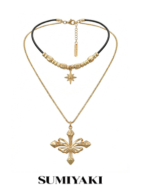 SUMIYAKI蝶骨·共生双层叠戴项链