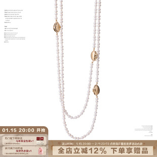 叠戴神器！SUMIYAKI 度假风海洋项链珍珠叠戴毛衣链拼接小众颈链