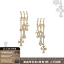 只需要一个耳洞戴出三层效果 安卡十字架耳环叠戴耳饰 SUMIYAKI