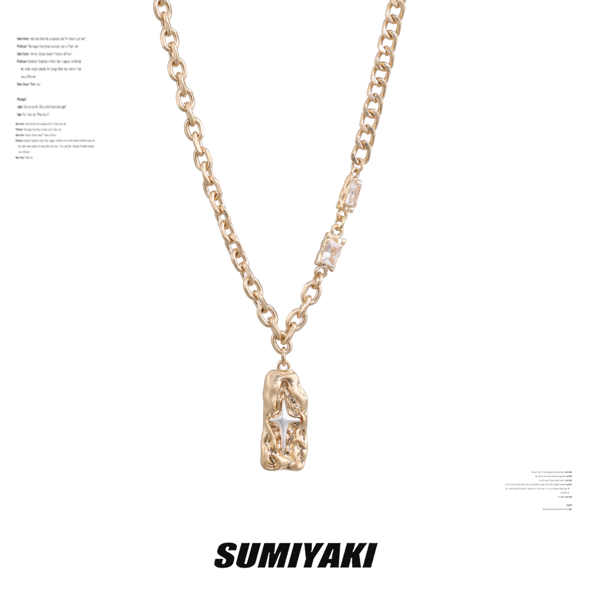 SUMIYAKI芒星百搭项链