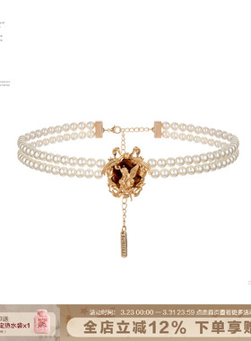 SUMIYAKI琥珀天使系列珍珠项链