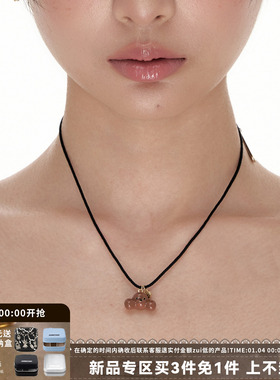 秋冬复古小狗简约绳子项链