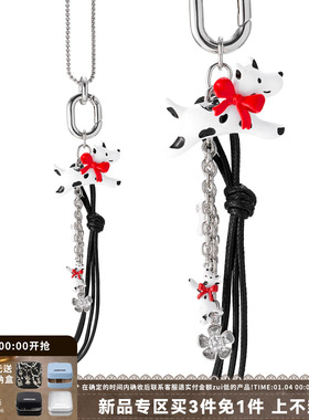 奔赴小狗斑点狗多戴法长款项链