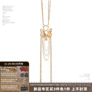 SUMIYAKI 毛衣链高级感女 蝶骨·共生系列镂空蝴蝶流苏项链长款