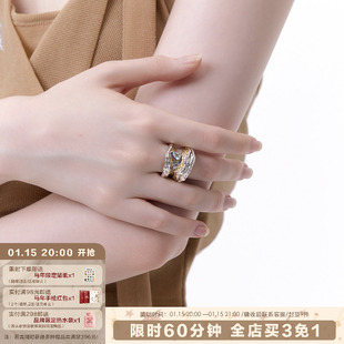 SUMIYAKI 欧美经典甜酷复古戒指 ins博主通勤简约