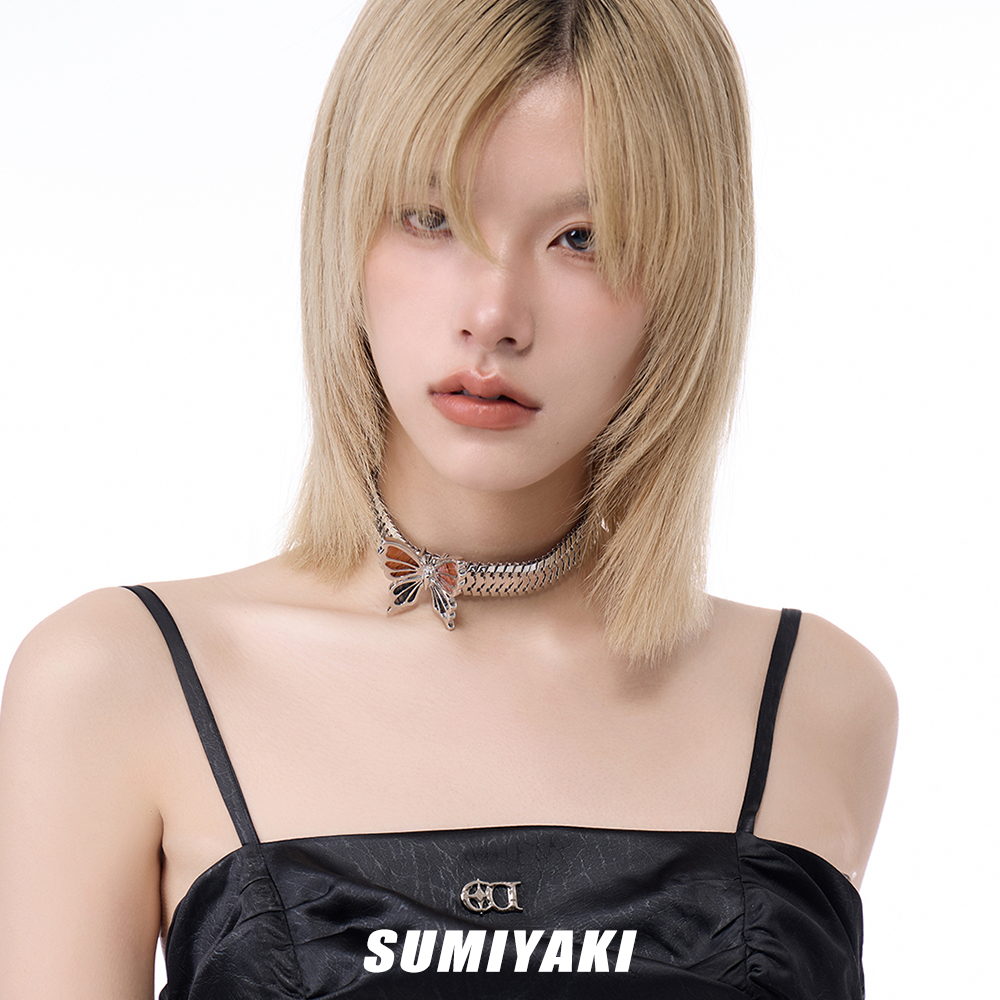 SUMIYAKI小众重工项链choker