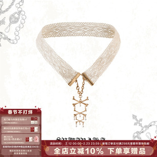 SUMIYAKI 蝶骨·共生系列蕾丝复古风项链小众轻奢高级choker女