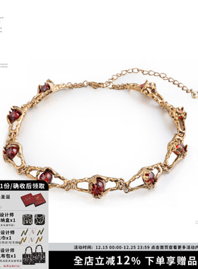 SUMIYAKI金色项链锁骨链