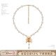 SUMIYAKI 蝶骨·共生系列异形珍珠蝴蝶项链小众锆石毛衣链女