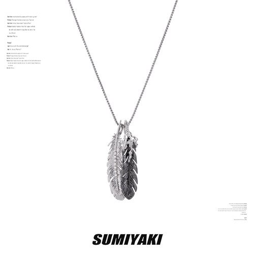 SUMIYAKI黑白叠戴项链