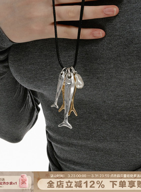 年年有鱼纳福项链新年叠戴女