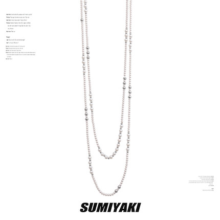 叠戴利器！SUMIYAKI 长款珍珠项链 可调节轻奢小众时尚千金风颈链