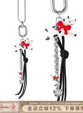 奔赴小狗斑点狗多戴法长款项链