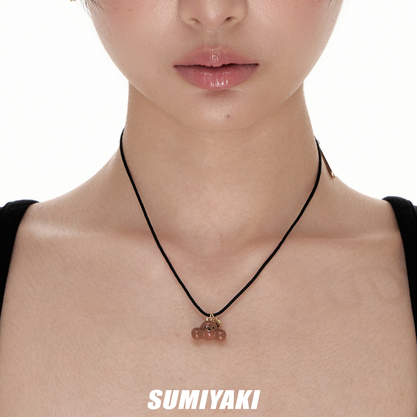 【现货】SUMIYAKI 秋冬复古小狗简约绳子项链小众高级感锁骨颈链