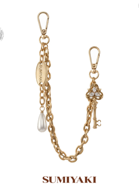 爱锁芯复古钥匙包挂裤链挂坠