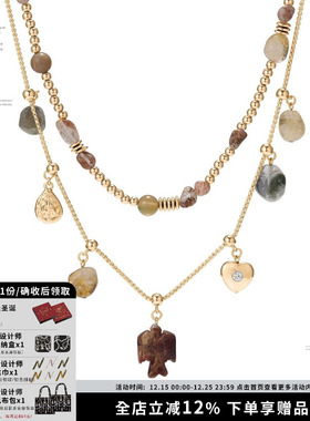 SUMIYAKI 旷野系列项链手链 “财富之石”天然黄水晶