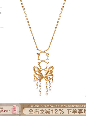 SUMIYAKI蝴蝶结锁骨链小众女款