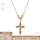男女同款 毛衣链 小众复古十字架项链哥特天使长款 SUMIYAKI