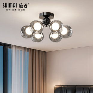 卧室灯2025新款 轻奢高级感led全光谱护眼年轻人房间主卧灯具 意式