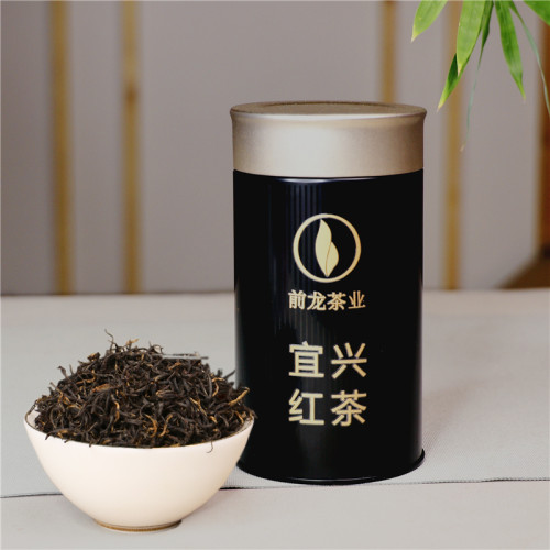 新疆包邮茶叶特制小黑罐宜兴红茶早春小种红茶阳羡红茶似花果蜜香