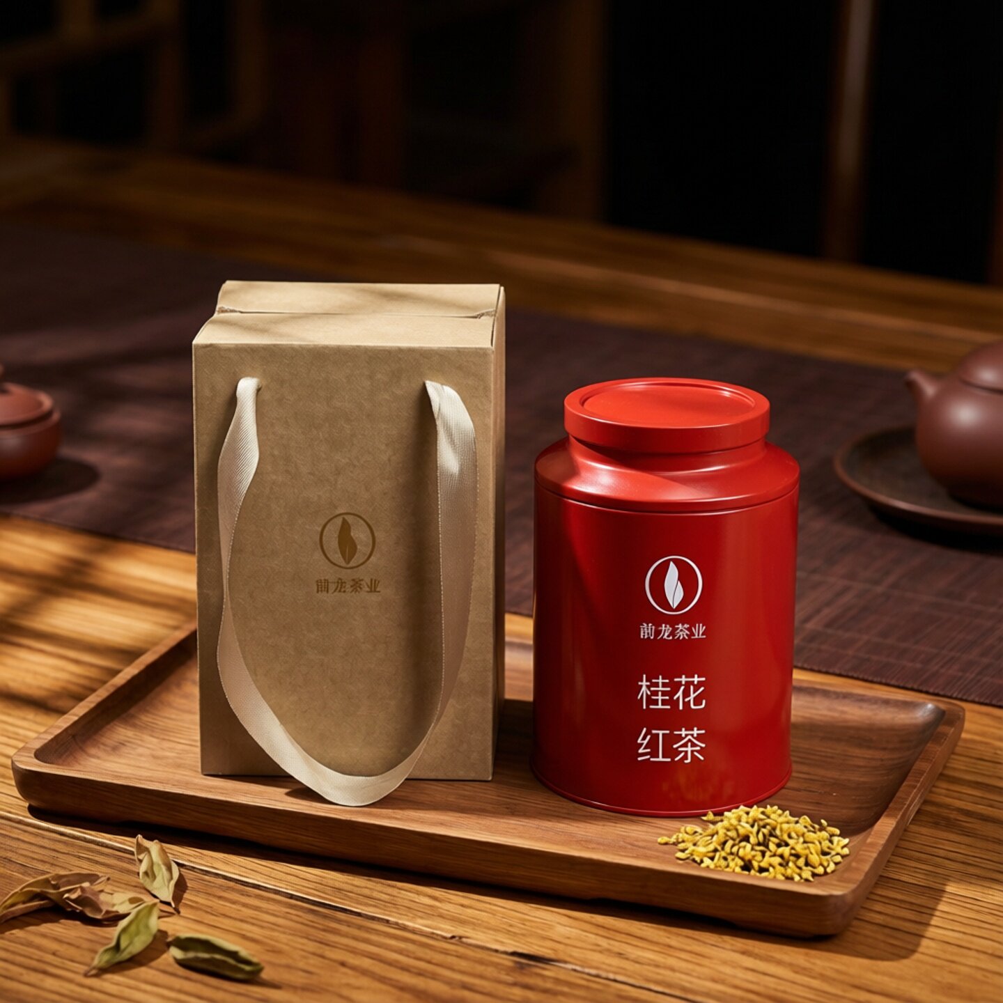 前龙茶业桂花特级正宗红茶礼盒