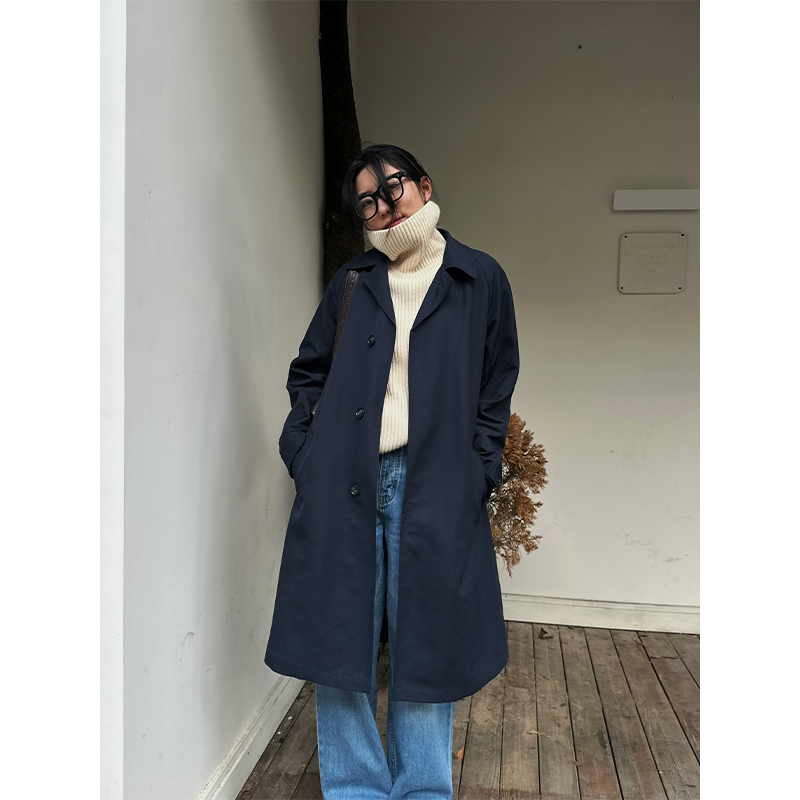 SpenPack无肩线长款风衣无性别