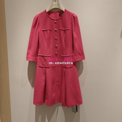 Koradior珂莱蒂尔连衣裙KF11151W0正品秋冬中长裙KF11300T6原3987