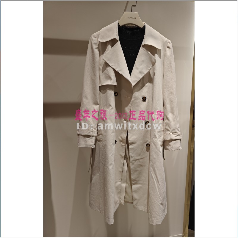 Koradior珂莱蒂尔风衣KJ00691D1专柜正品春秋季中长款外套原3687