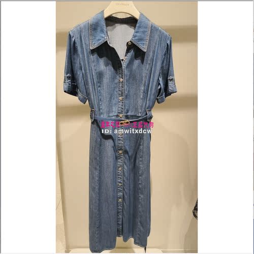 NAERSI娜尔思连衣裙NF10202M2专柜正品春秋季新款原2990