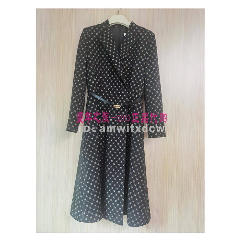 Koradior elsewhere珂思正品冬季新款羊毛连衣裙EF03637W0原3990