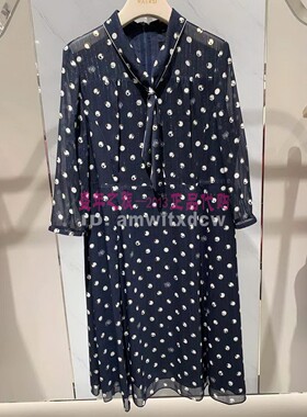 NAERSI娜尔思专柜正品春秋季新款连衣裙女装NF05945M5原2790