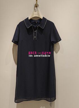 NAERSI娜尔思NF10270Q7翻领连衣裙专柜夏季新款亲肤女裙2390