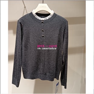 NAERSI娜尔思专柜正品春秋季新款针织衫上衣毛衫NZ05308X3原2590