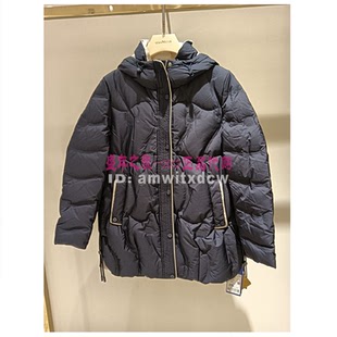 NAERSI娜尔思羽绒服NR00450N5专柜正品冬鹅绒外套NR00451A5原4990