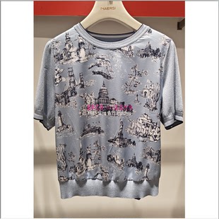 NAERSI娜尔思专柜正品夏新款套头衫气质显瘦上衣NZ03694P1原2590