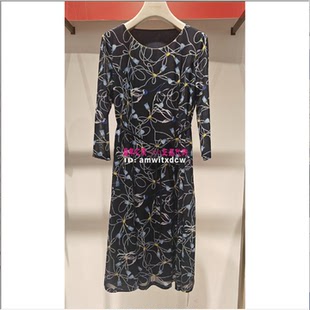 NAERSI娜尔思NF09809Q7连衣裙专柜春秋季新款女裙原2190