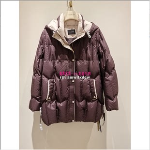 NAERSI娜尔思专柜正品冬季新款羽绒服鹅绒外套NR00750R8原4990