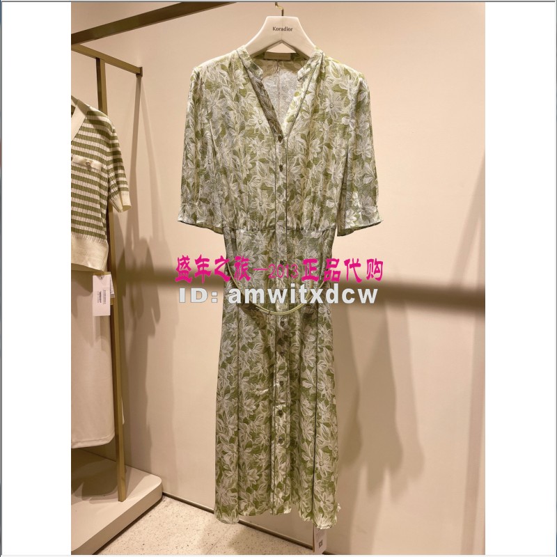 Koradior elsewhere珂思正品春秋桑蚕丝连衣裙EF03435G1原4399