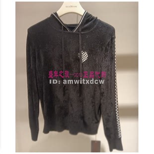 Koradior珂莱蒂尔正品 原2687 连帽运动上衣KZ02530W0秋冬针织衫