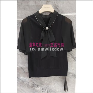 珂莱蒂尔小衫KZ03428W0专柜正品夏上衣KZ03429V0针织衫原2487