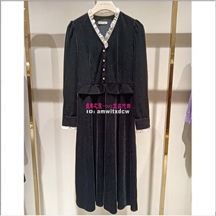 Koradior珂莱蒂尔连衣裙专柜正品秋冬新款中长裙KF09764W0原3287