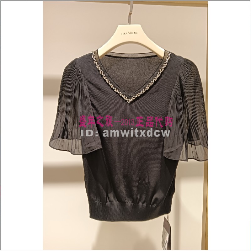 Koradior珂莱蒂尔针织衫KZ03423A4正品夏上衣小衫KZ03424W0原2487