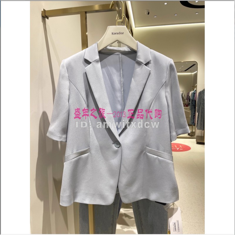 Koradior elsewhere珂思专柜正品夏新款西装外套EA00972M4原2199