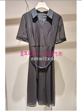 NAERSI娜尔思专柜正品夏季新款连衣裙简约中裙NF09274W0原3590